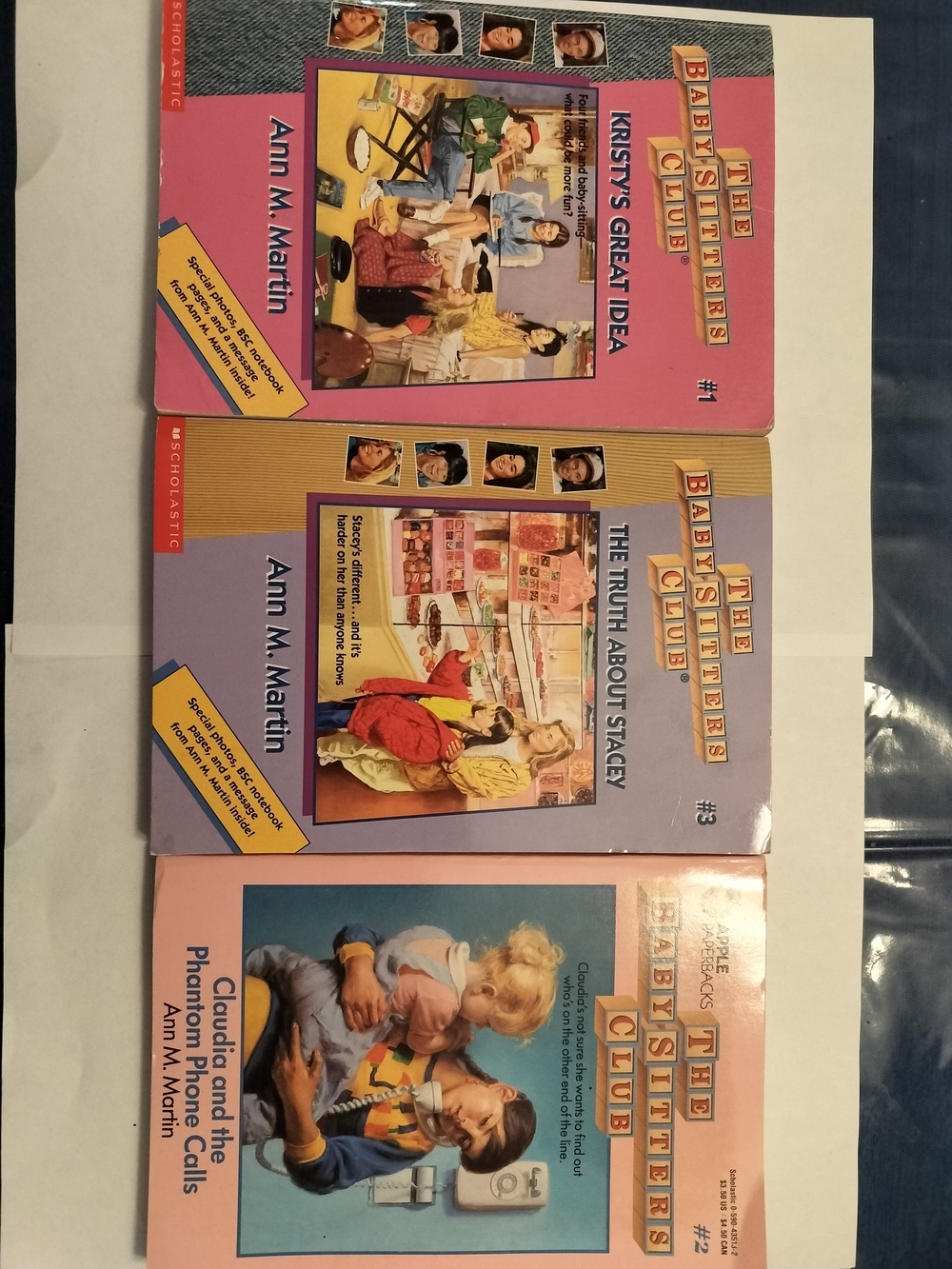 The Baby-Sitters Club Book Bundle - Pink, Purple, Peach Covers
